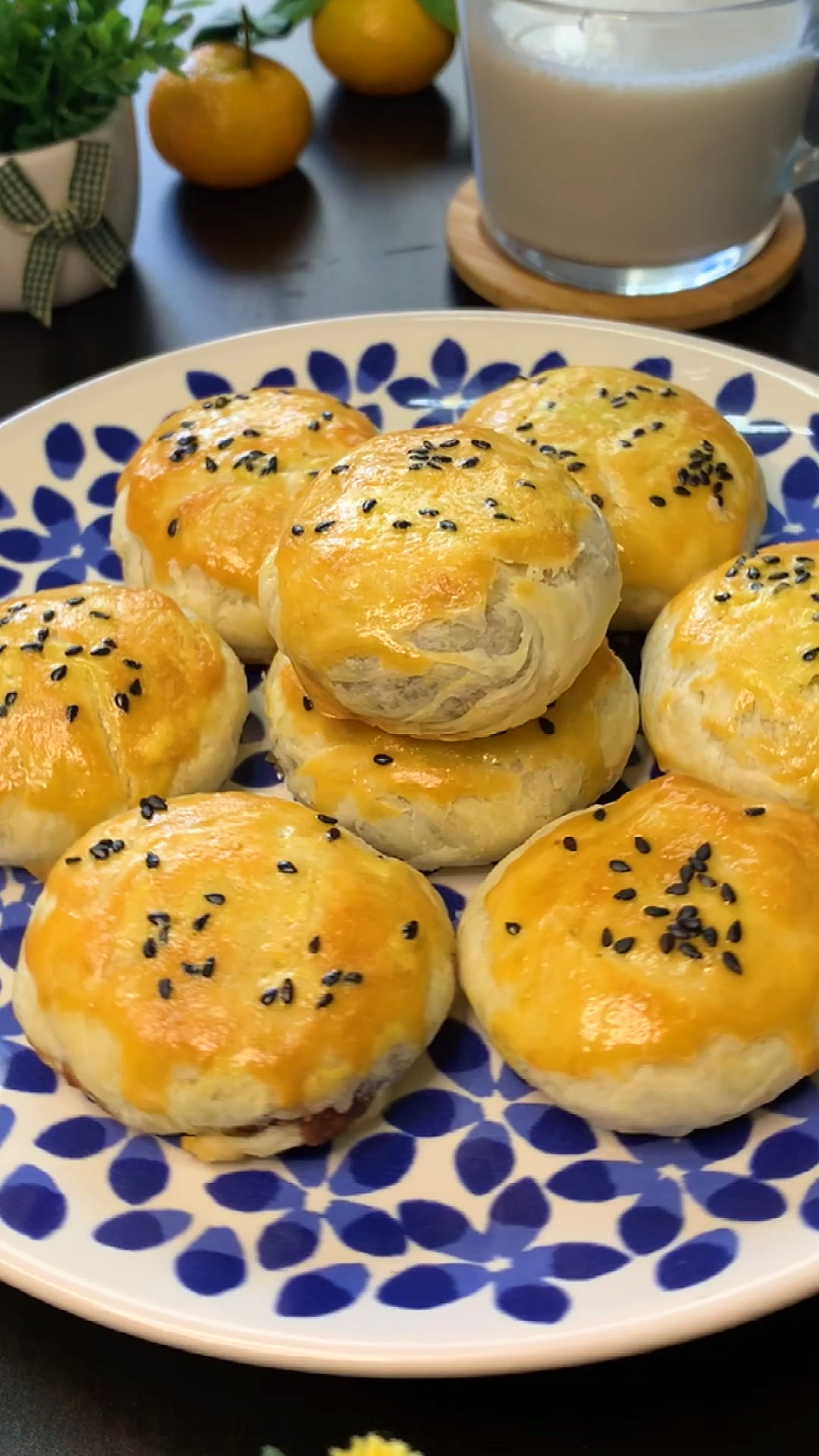 贴秋膘#红豆酥懒人做法,香甜酥脆,做法超简单,1分钟就能学会