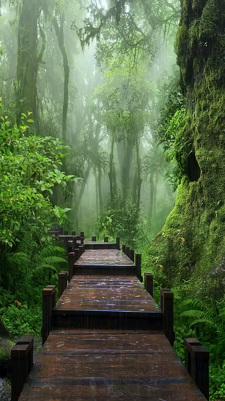 最美的风景#找一个林间小径,听一听林间的雨,吹一吹山间的风,心静了