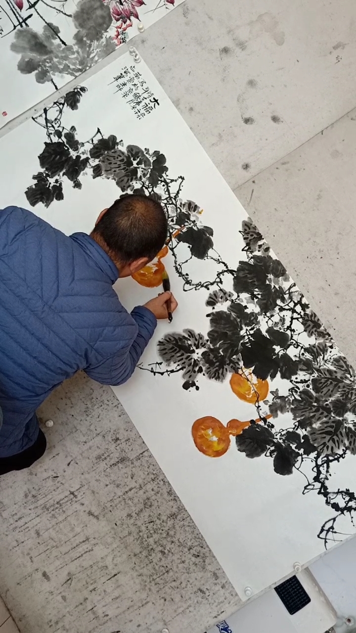 三桐草堂画家王占海#秋趣盎然