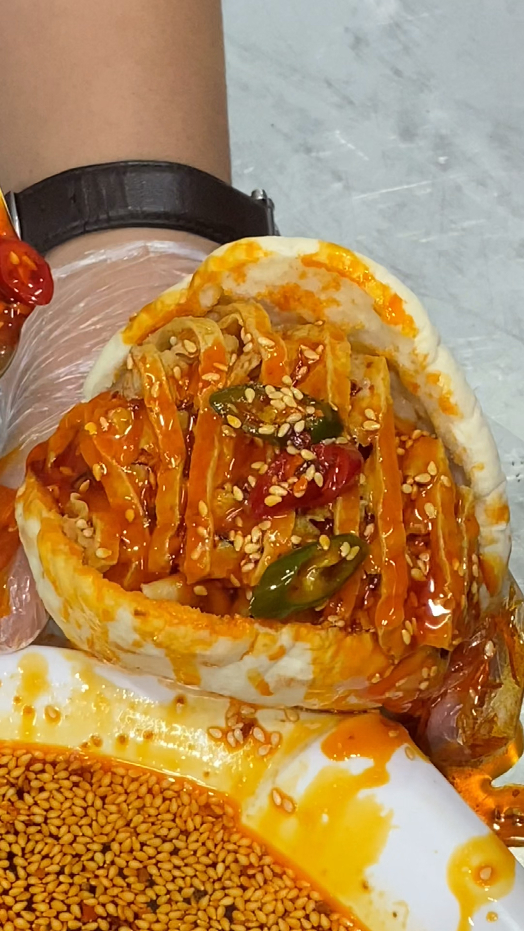 灌汤烧饼#不要看不起那些做小本#生意的人,他们一个月转的比你当白领