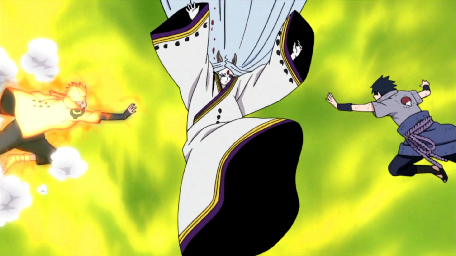 火影忍者六道地爆天星封印辉夜