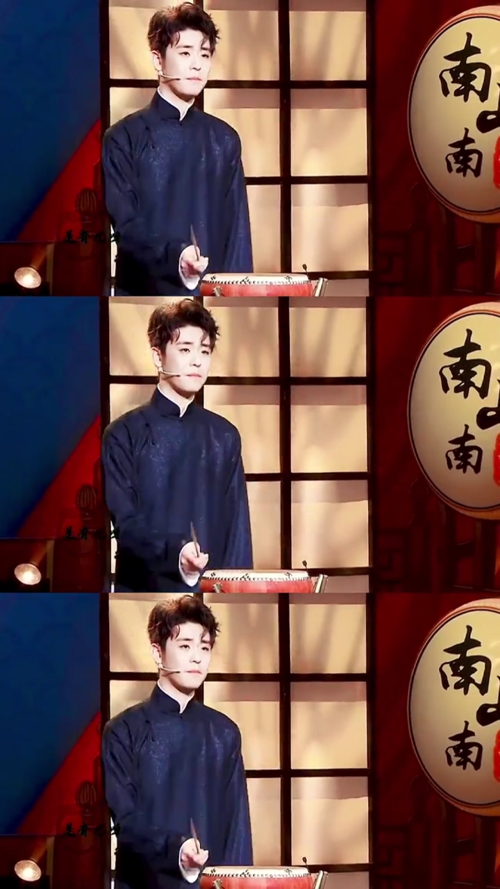 张云雷#张云雷黑金战袍,又帅又飒,永远的神!