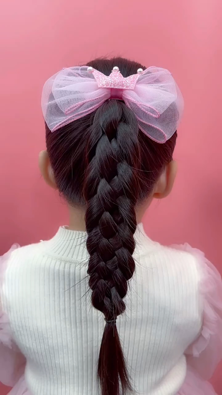 全民最火编发#四股辫慢动作教程