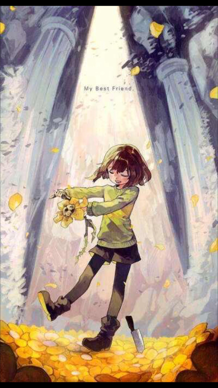 传说之下chara高清图