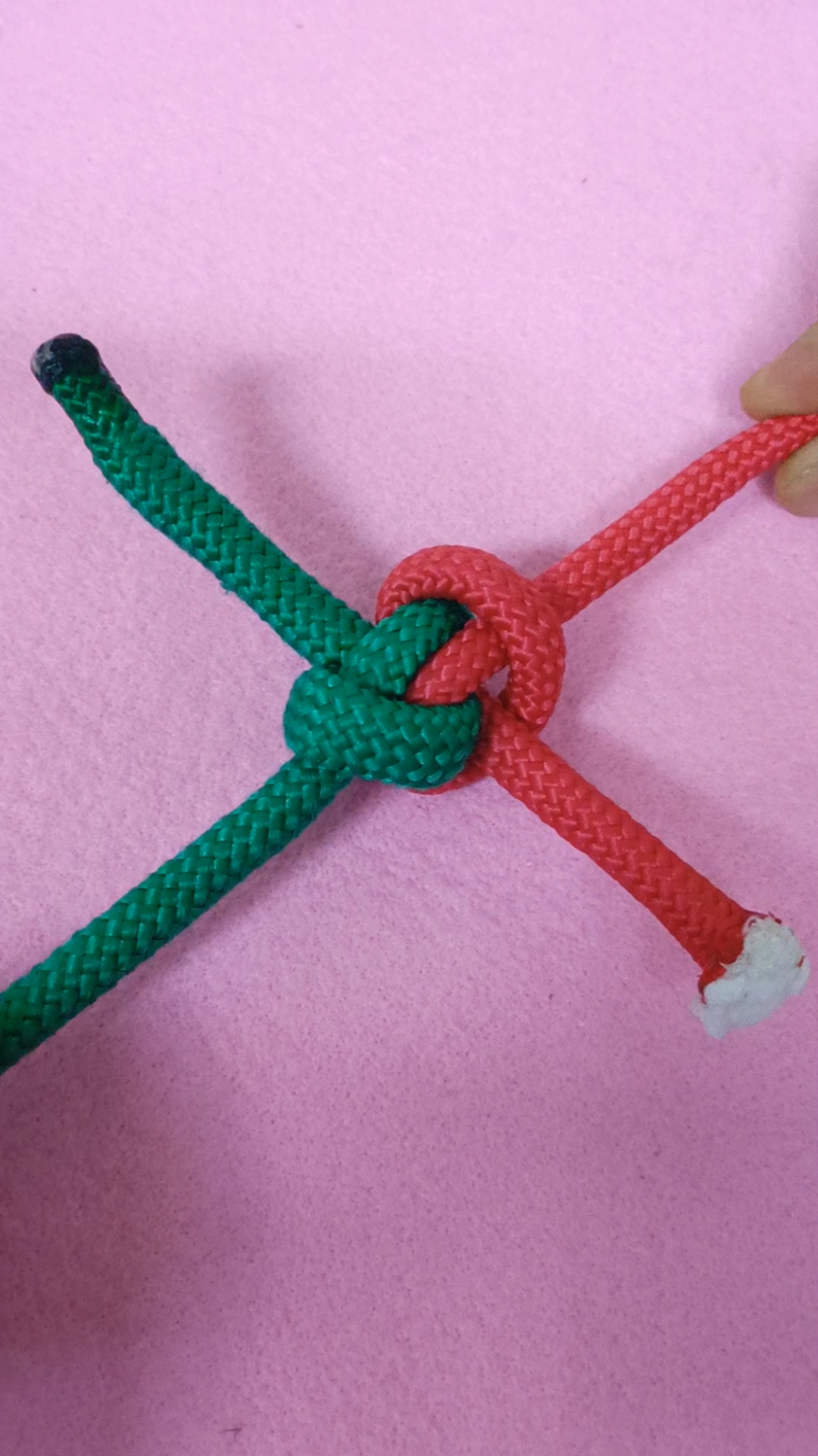 实用绳结#亨特接,绳头对接好方法-度小视