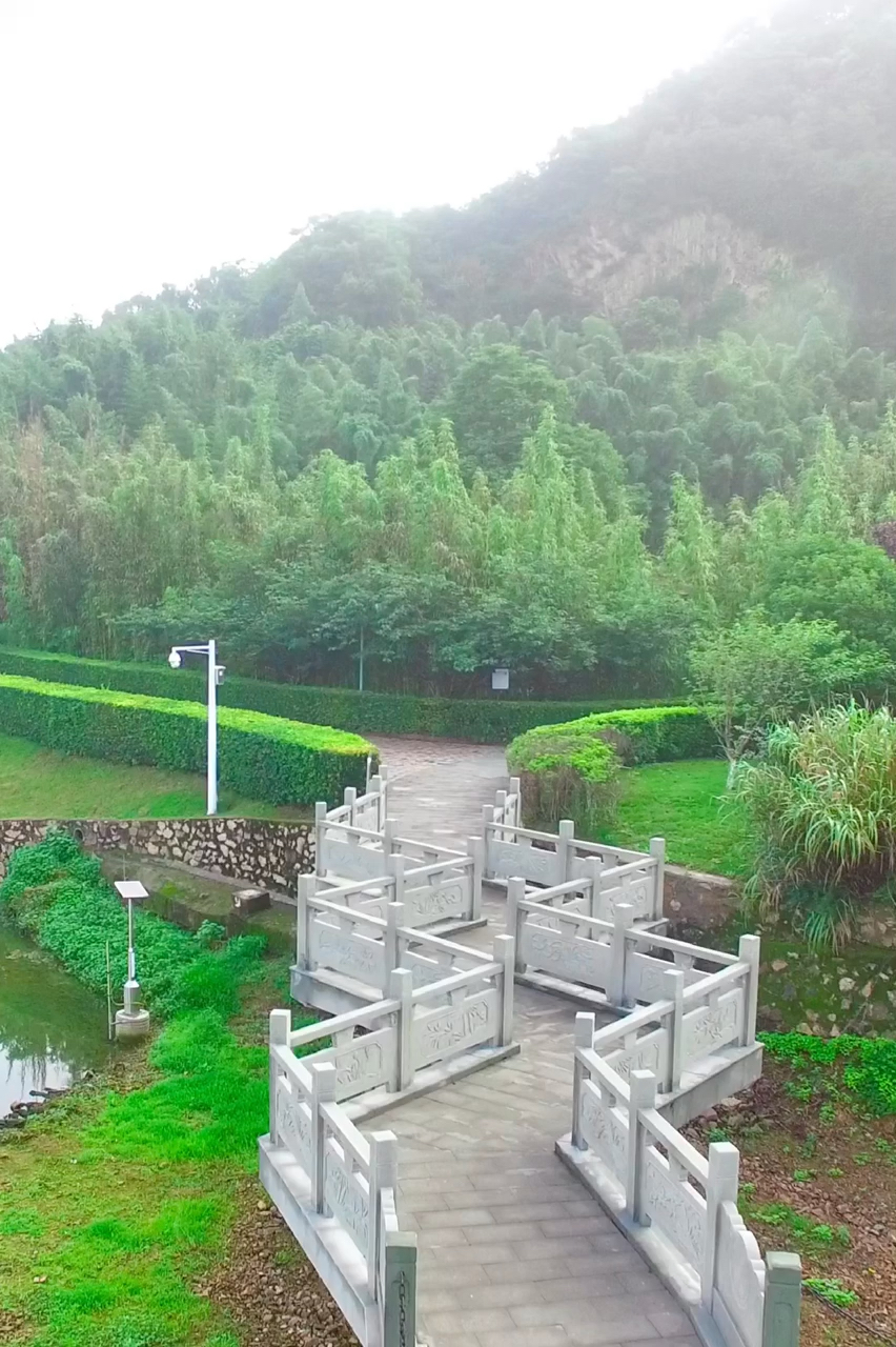 无人机航拍航拍摄影宁波市象山县丹城东谷湖美丽的风景