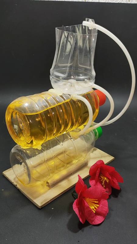逆流而上的水,创意废品水瓶制作,科学小实验