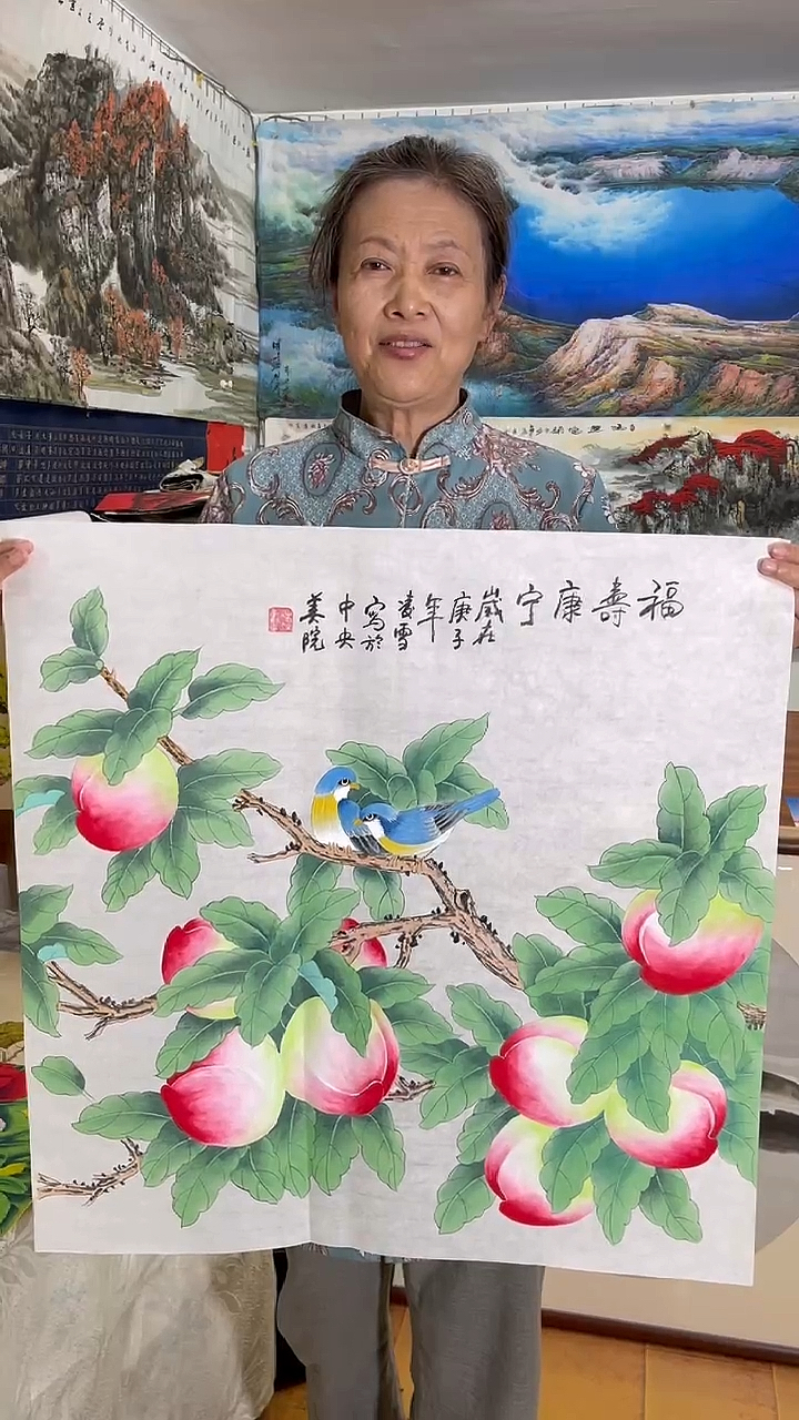 中央美院:凌雪老师精品工笔画