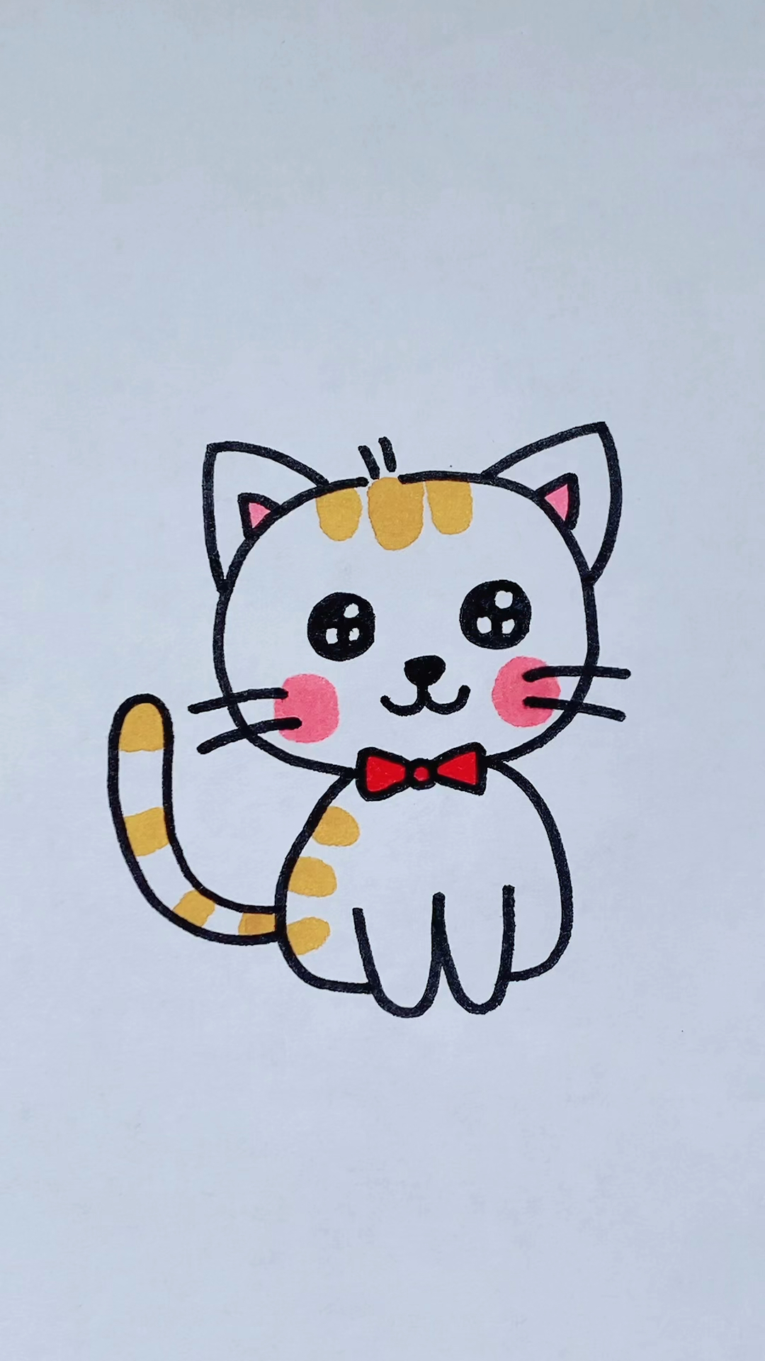 简笔画#数字3画小猫