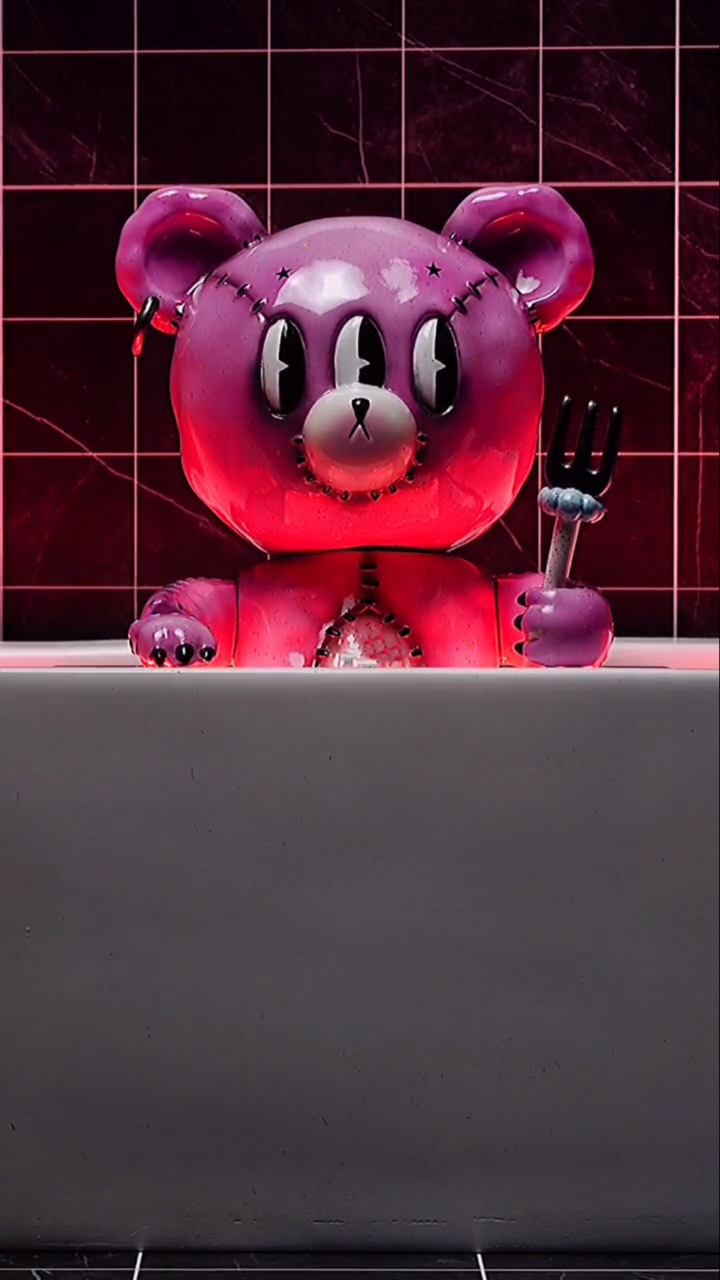 花了4000的潮玩熊,竟然有三只眼睛-度小视