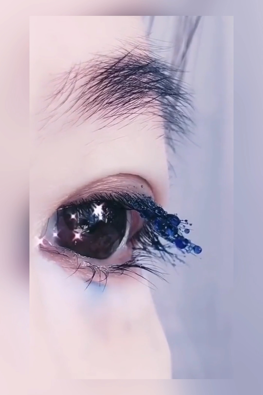 好看的眼睛#睫毛上沾满了泪水,我知道我该怎么做.