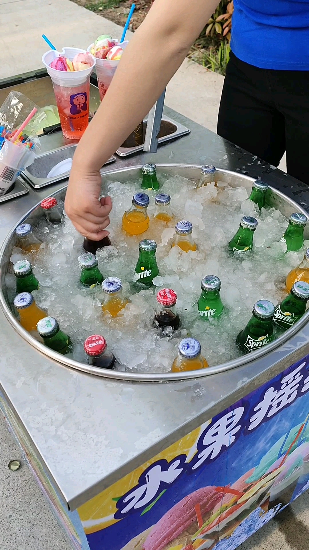 网红摇摇冰#一个人在家就可以做摇摇冰