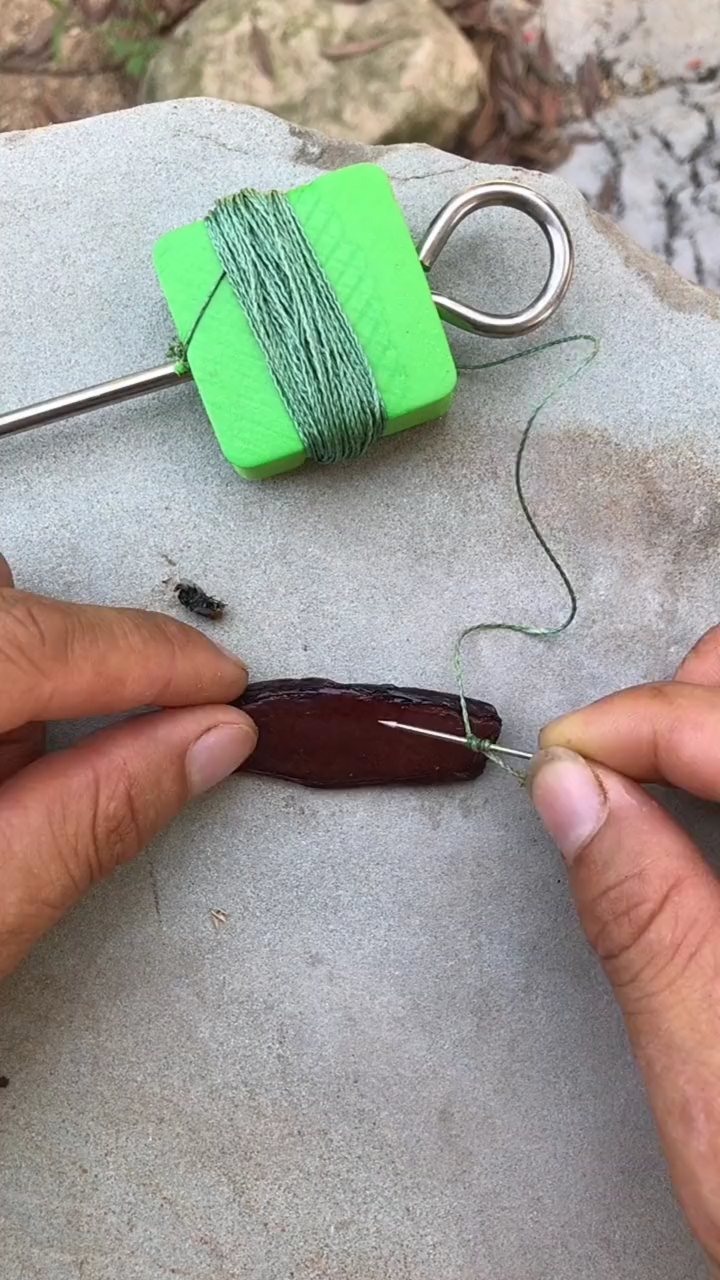 钓甲鱼穿好猪肝