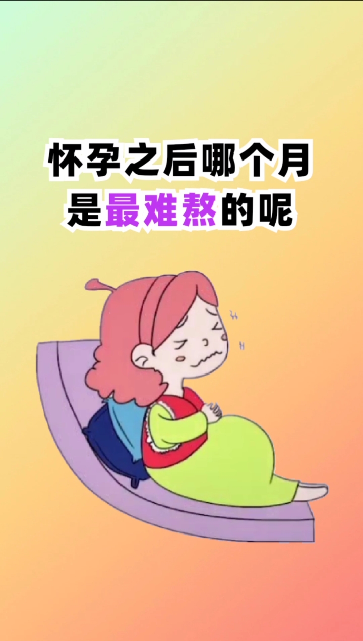 孕期知识#宝妈们觉得哪个月最难熬呢?-度小视