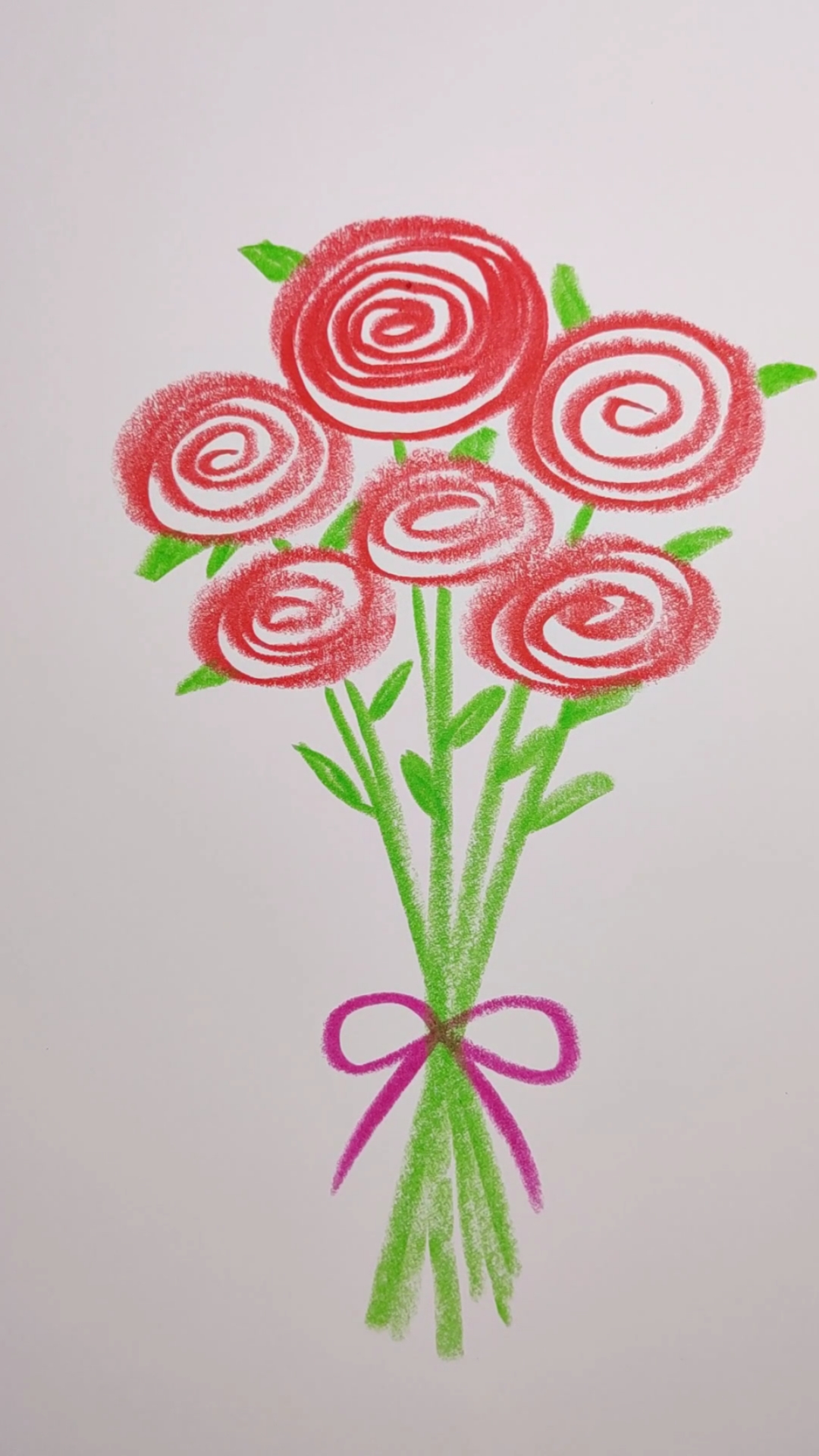 画画原来如此简单快开学了画一幅鲜花送给老师做教师节礼物吧