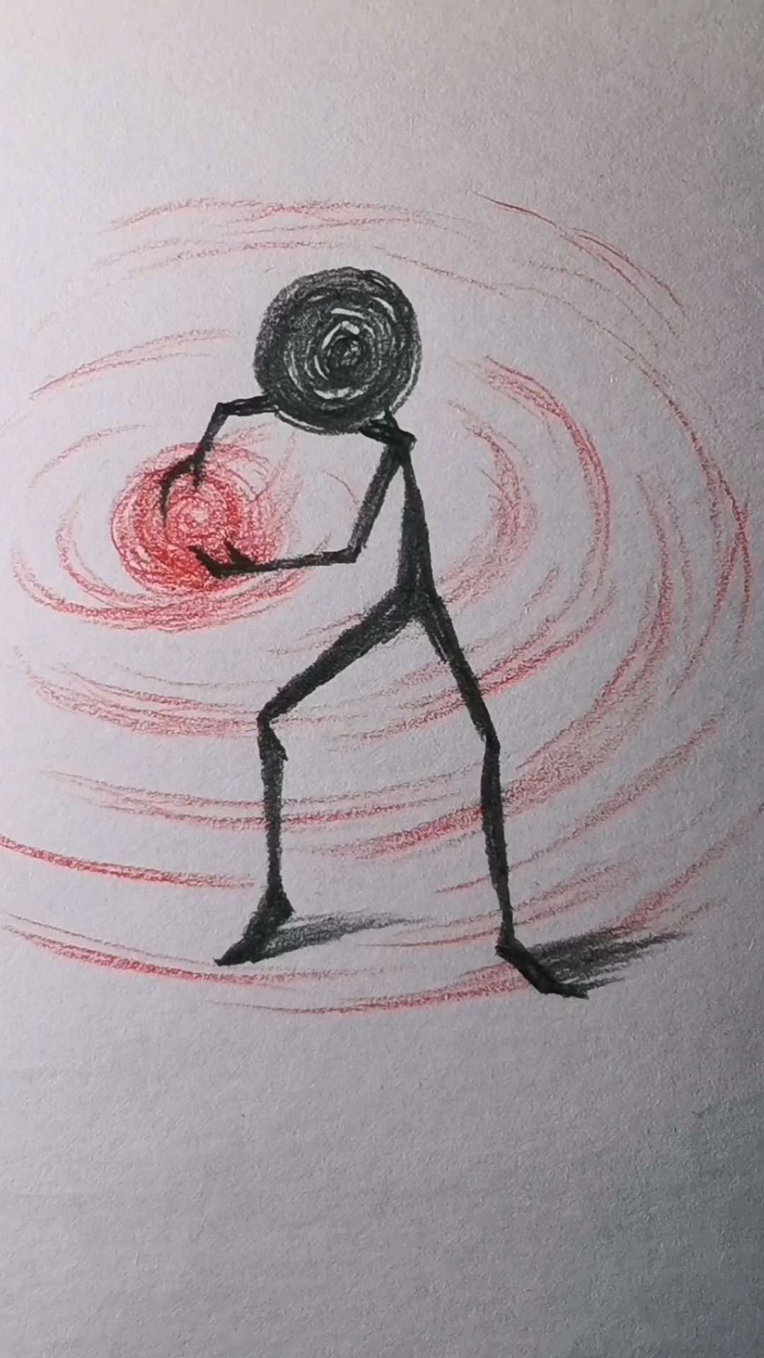 火柴人简笔画这样画.我幻想英雄联盟里有他.哈哈哈.-全民小视频