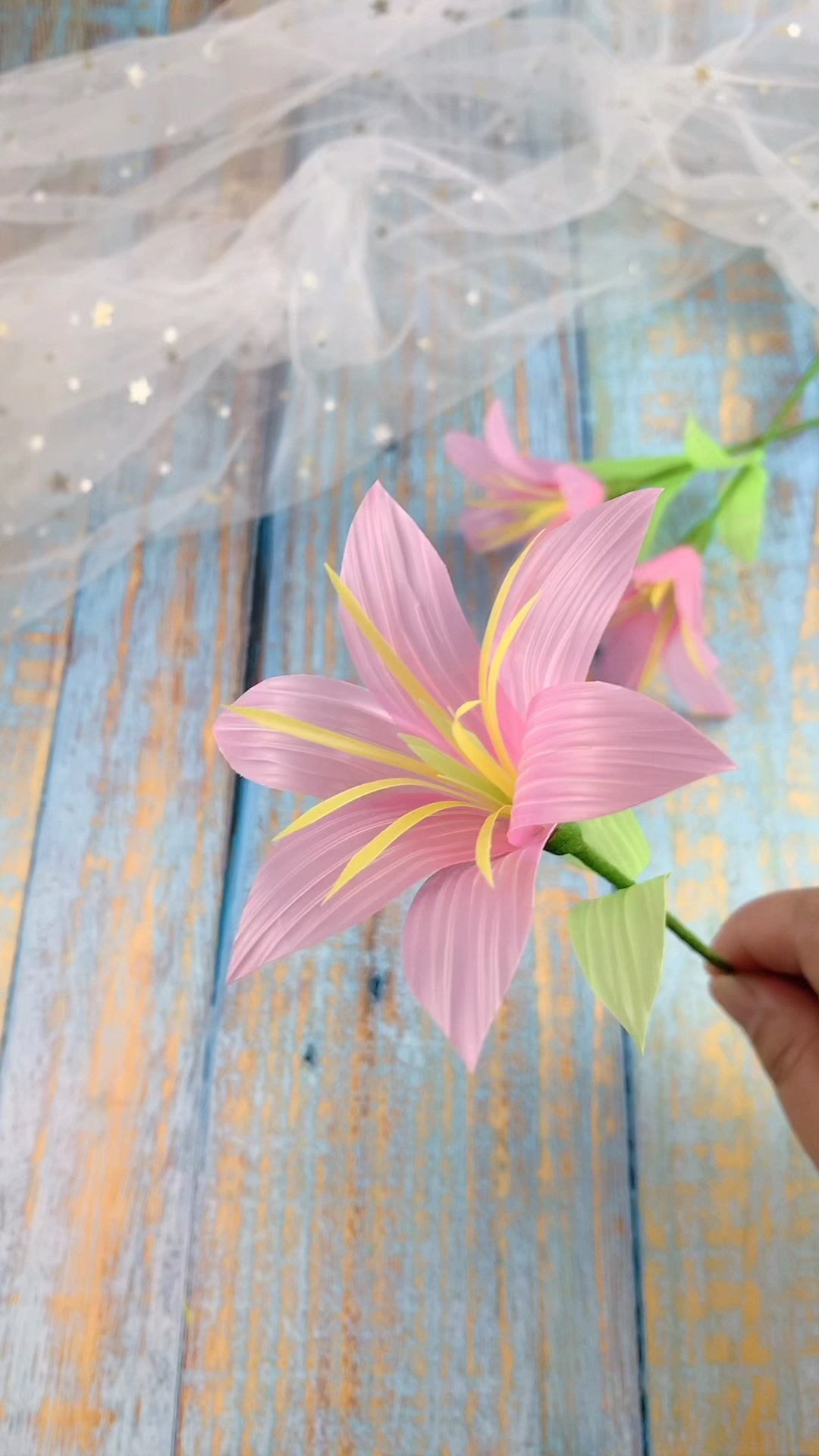 手工制作永不凋谢的吸管花