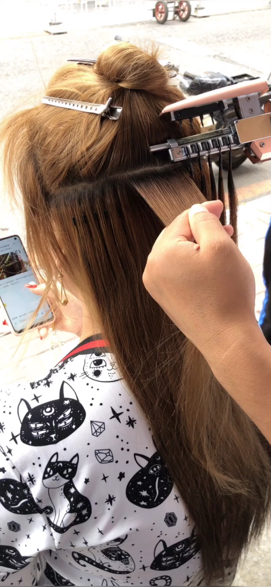 6d二代机器接发半小时接全头瞬间让你变长发-度小视