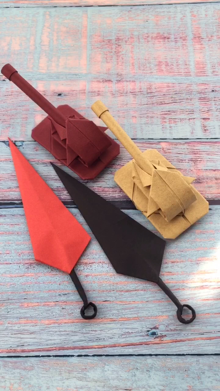 手工制作#火影忍者同款苦无