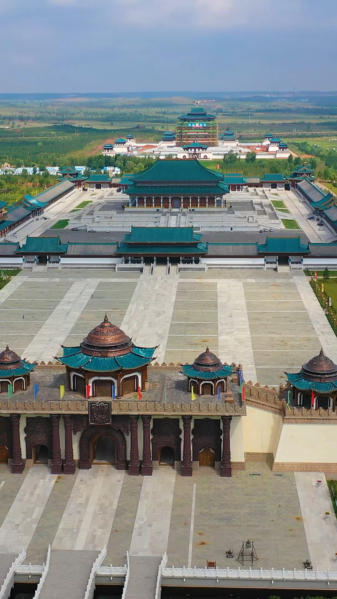 鄂尔多斯蒙古源流影视城非常壮观