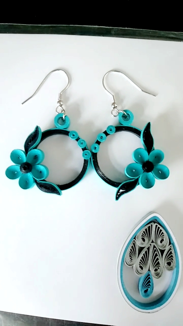 手工制作##衍纸手工耳环#哪一款是你的?