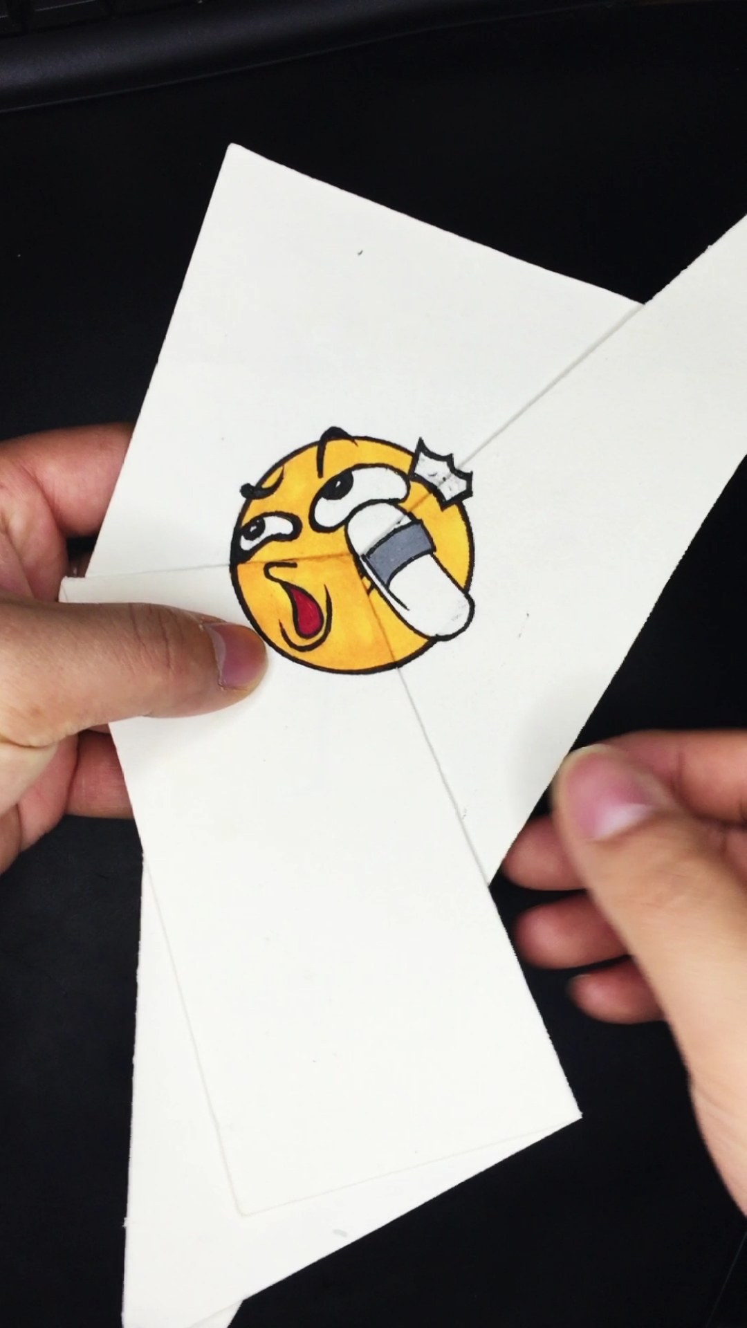 折纸画#被我玩坏的表情包