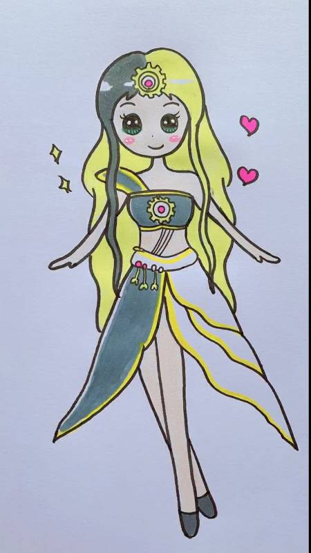 精灵梦叶罗丽#简笔画叶罗丽白光莹,太可爱了!-度小视