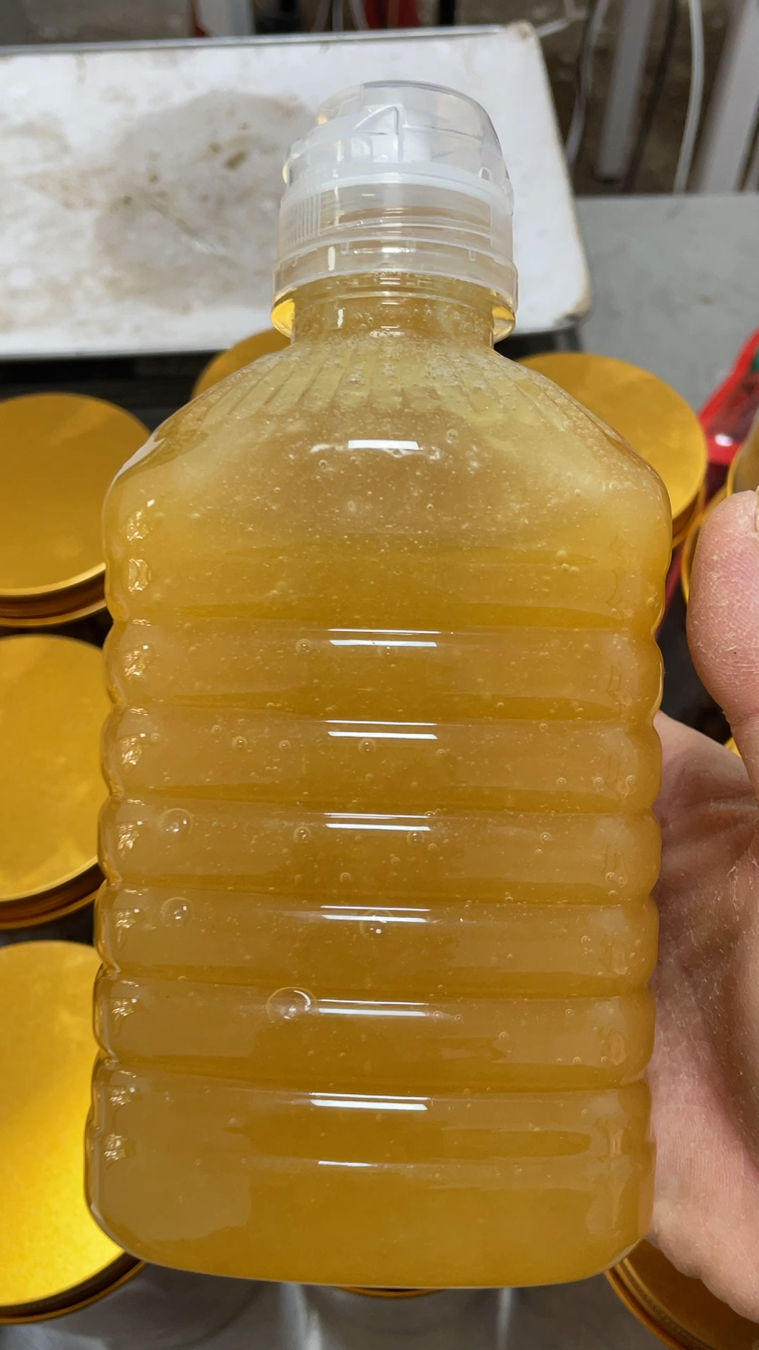 荔枝蜜现在已经结晶了漂亮