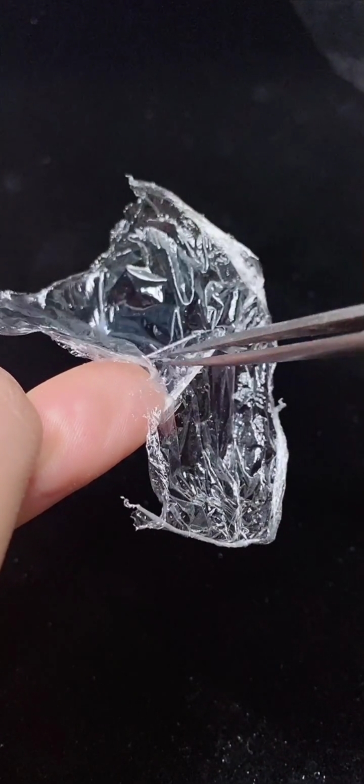 全民独门绝技咖#保鲜膜自制美甲