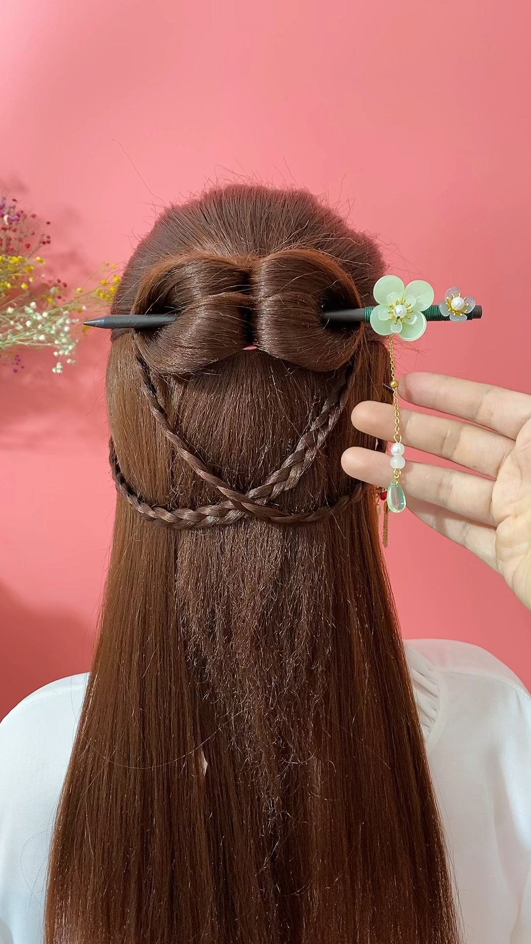 全民最火编发#古代未婚大小姐原来这样用发簪