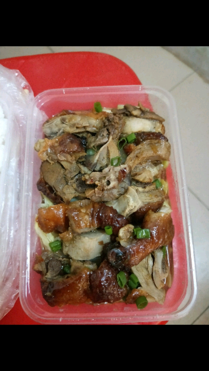 外卖#今天的午餐又吃烧鸭饭