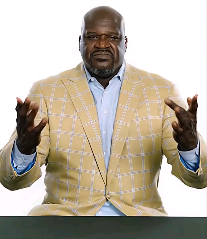 篮球#奥尼尔面无表情挑战,最后还是崩不住了!