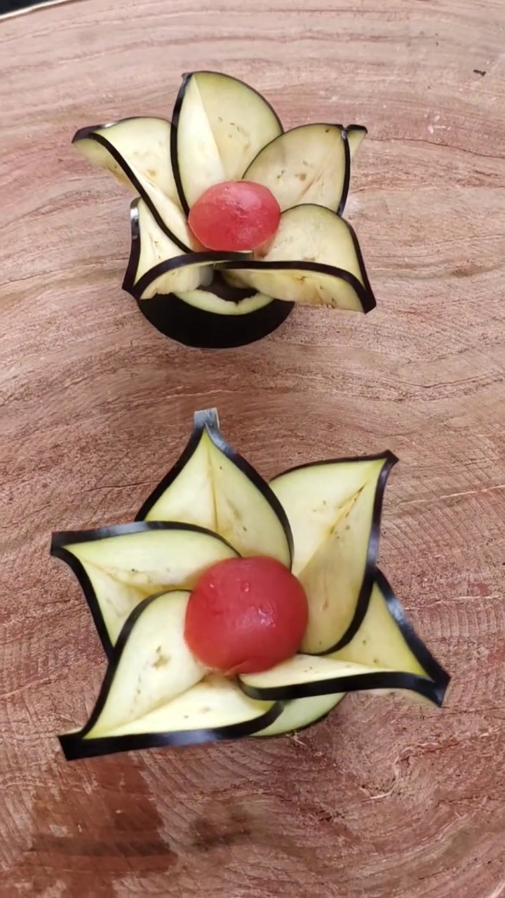 茄子花造型艺术