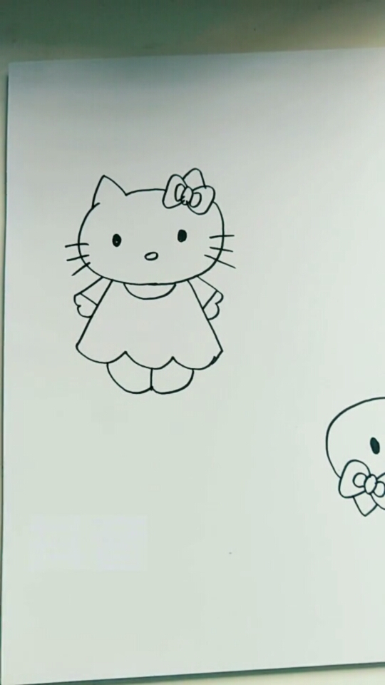 简笔画这样画凯蒂猫超简单你学会了吗