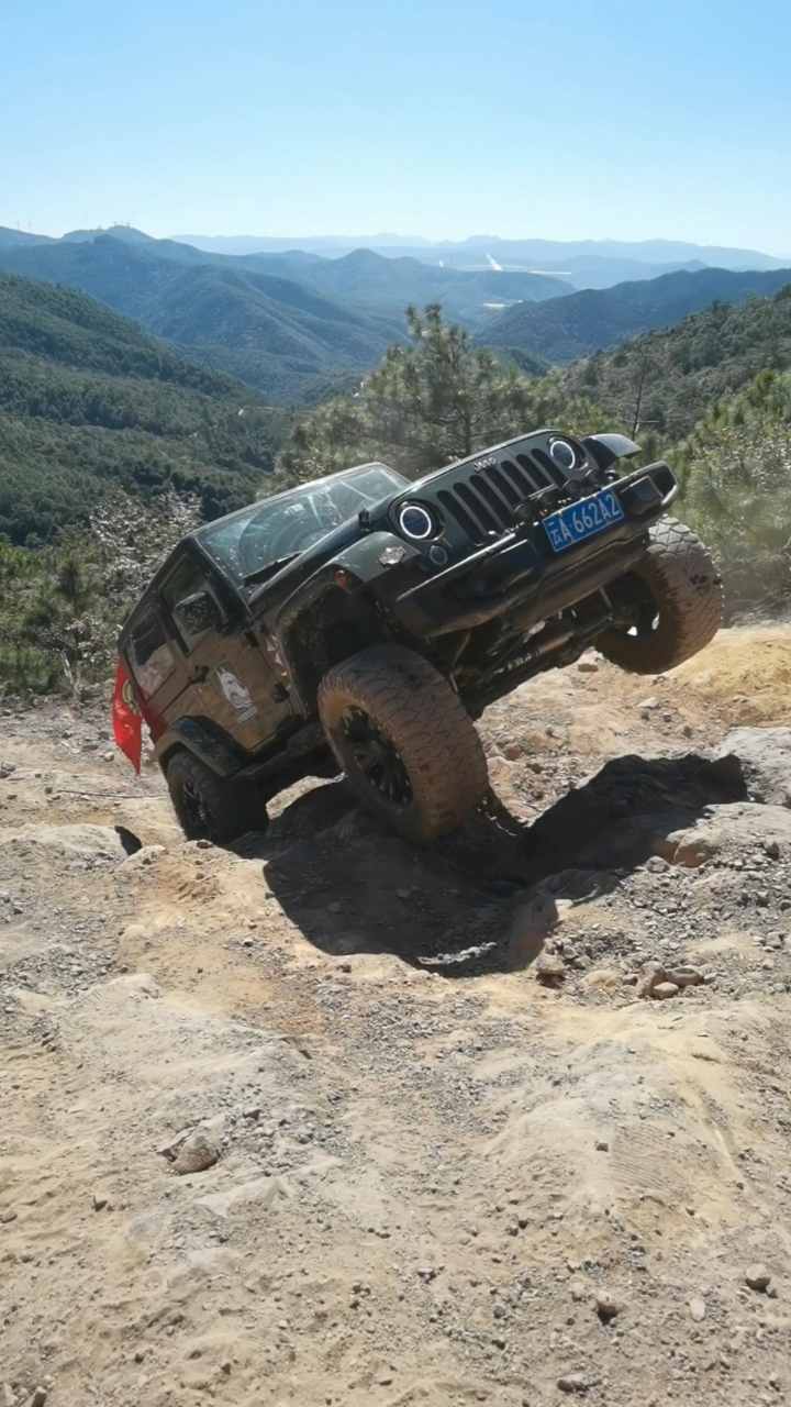 越野,穿越,爬山,户外#看牧马人的表现