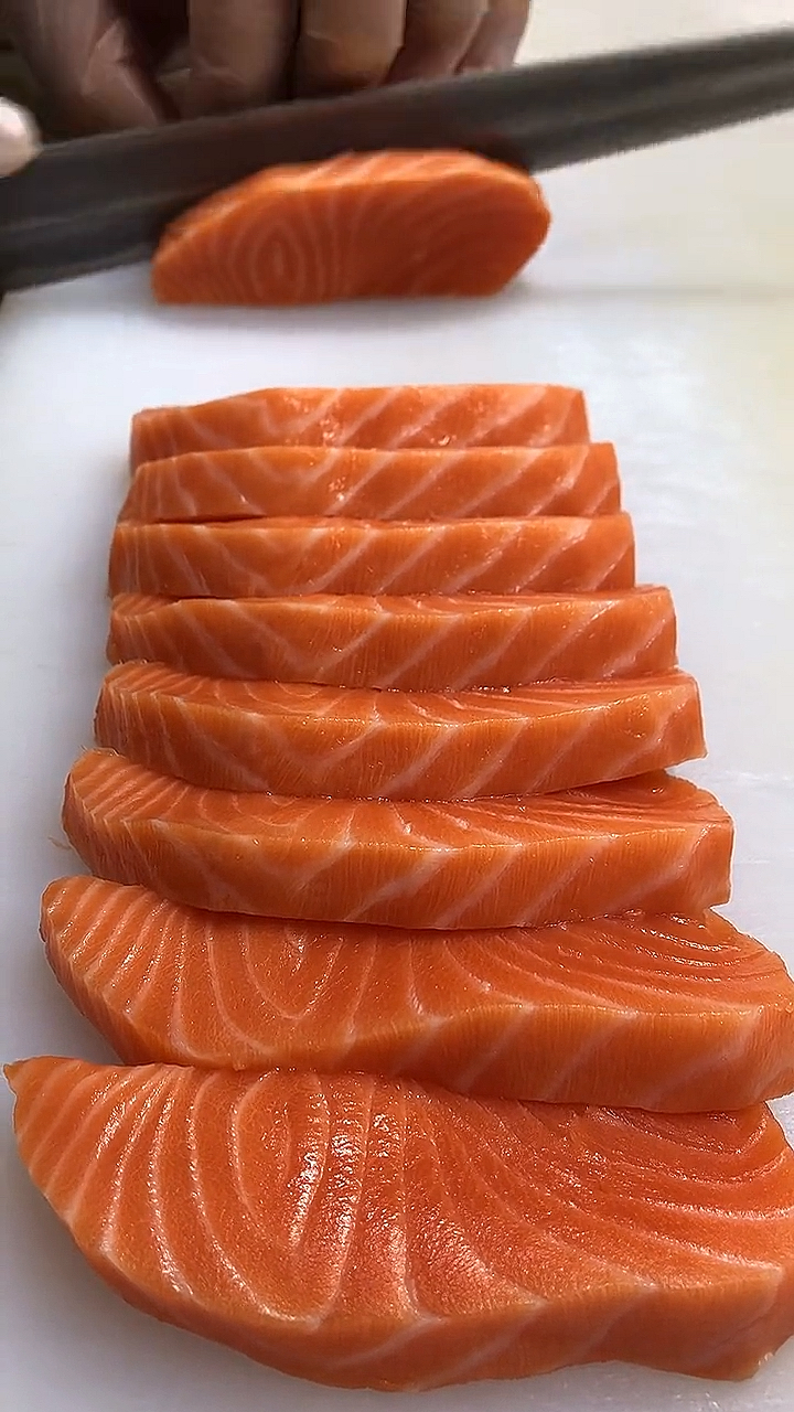 三文鱼#三文鱼中的天花板,帝王鲑大家有喜欢的吗?