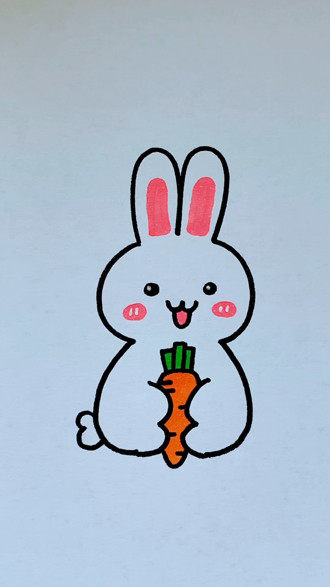 画一只小兔子简笔画图片