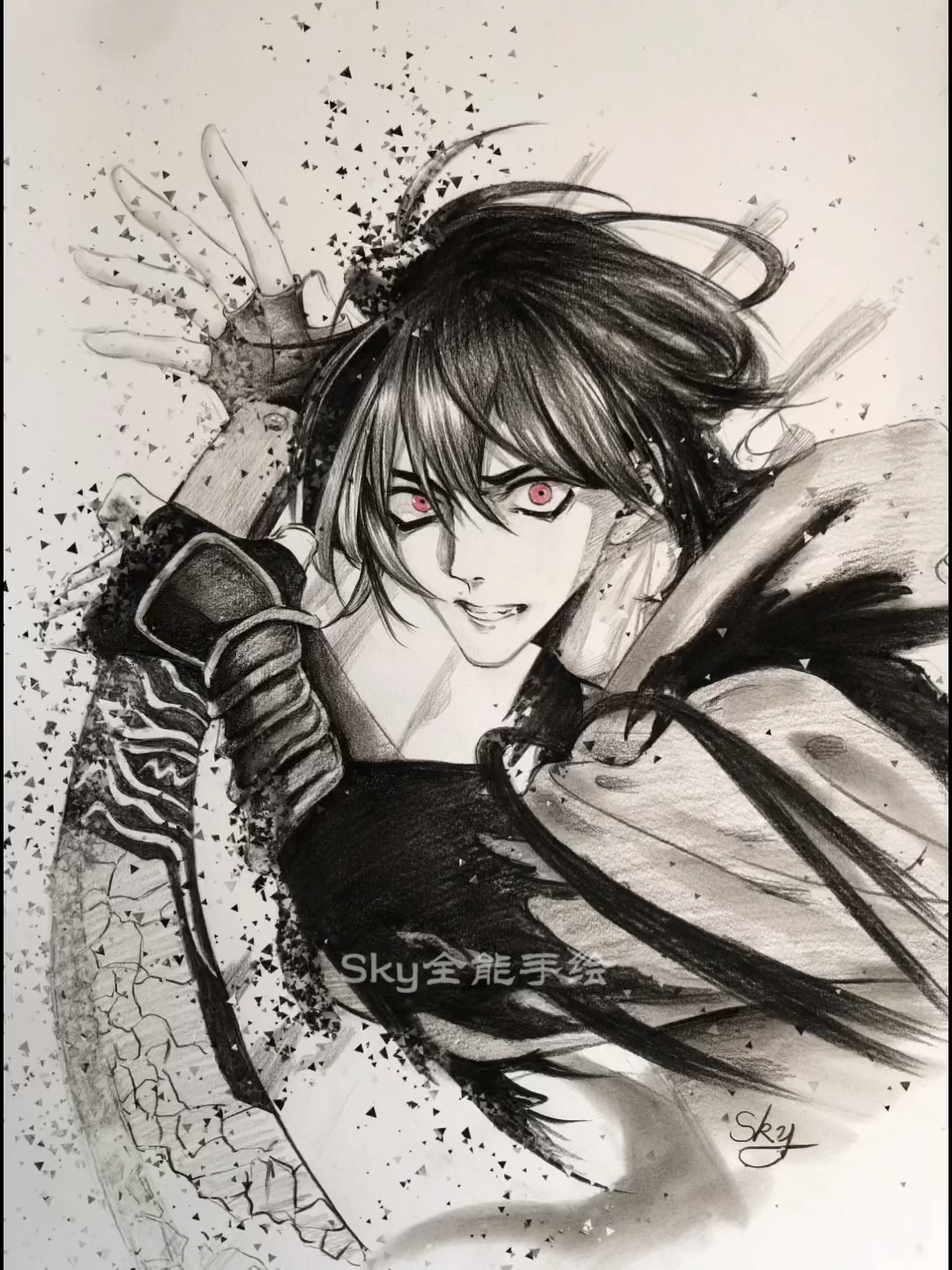 轻漫计划教你手绘帅气刺客伍六七动漫人物绘制过程