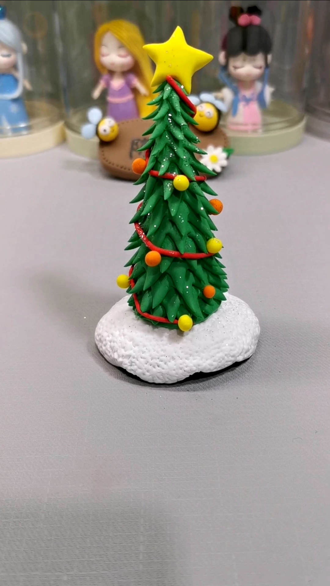 超轻粘土#粘土圣诞树