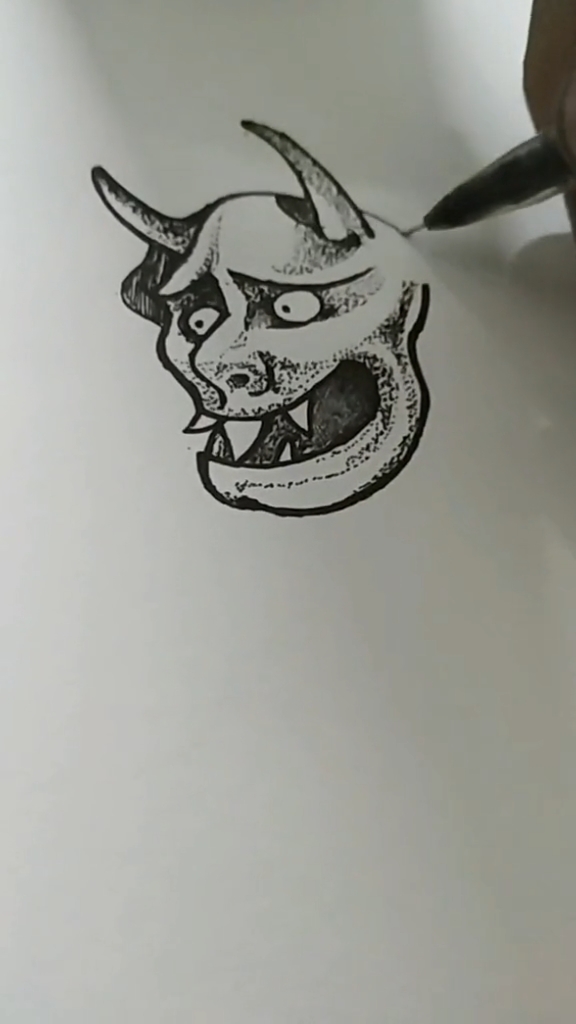 教你在校服画《般若》,简单又好看,快试试吧-度小视