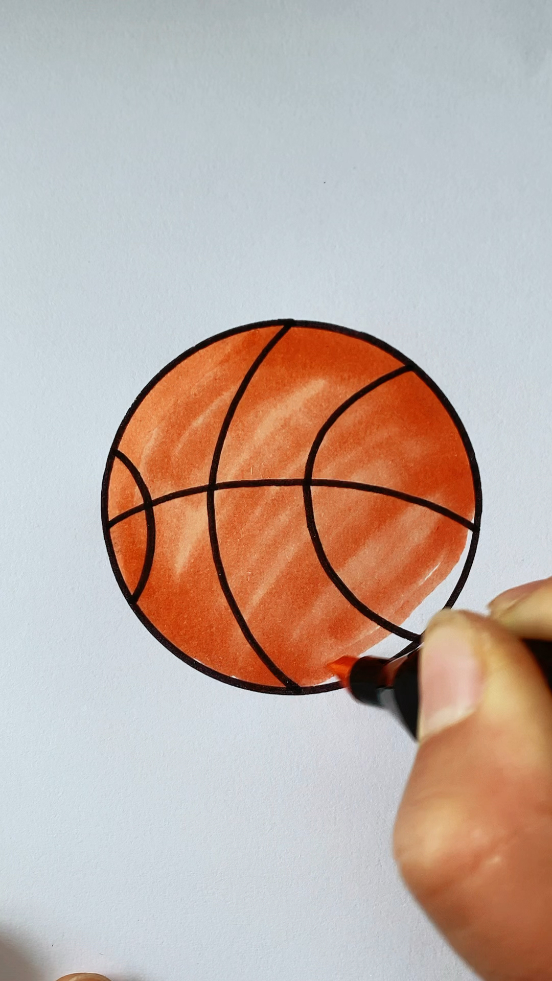 篮球简笔画大全图片图片