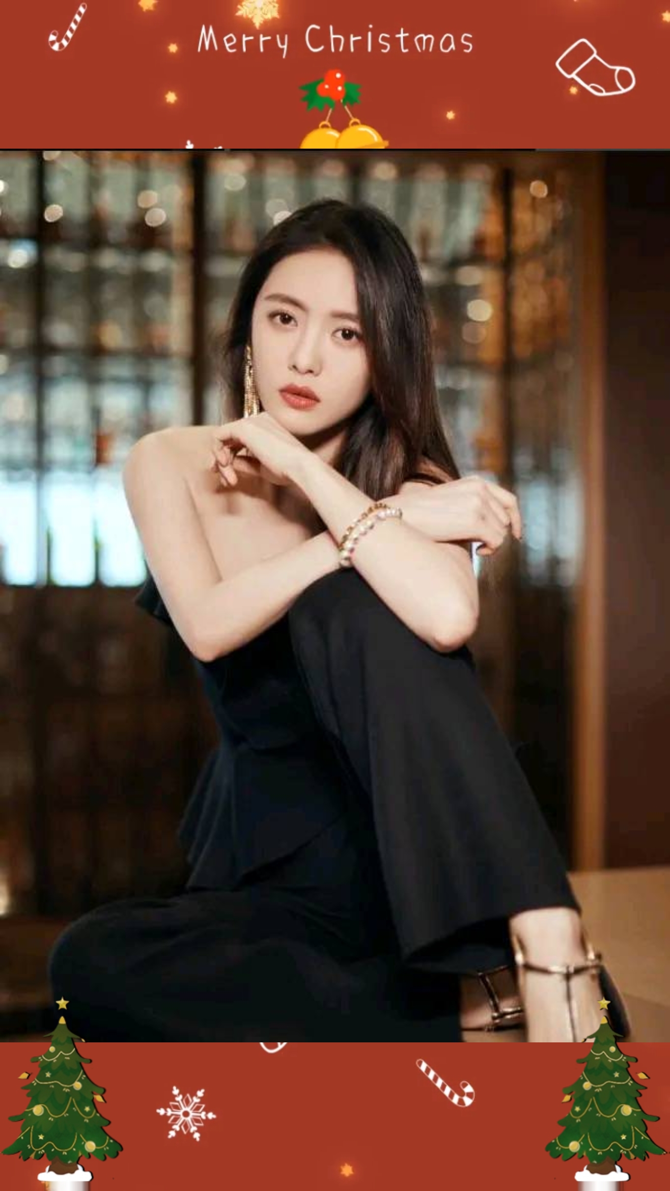 蔡文静"营业照"太美,是大家熟悉的气质女孩,面容精致惹人爱