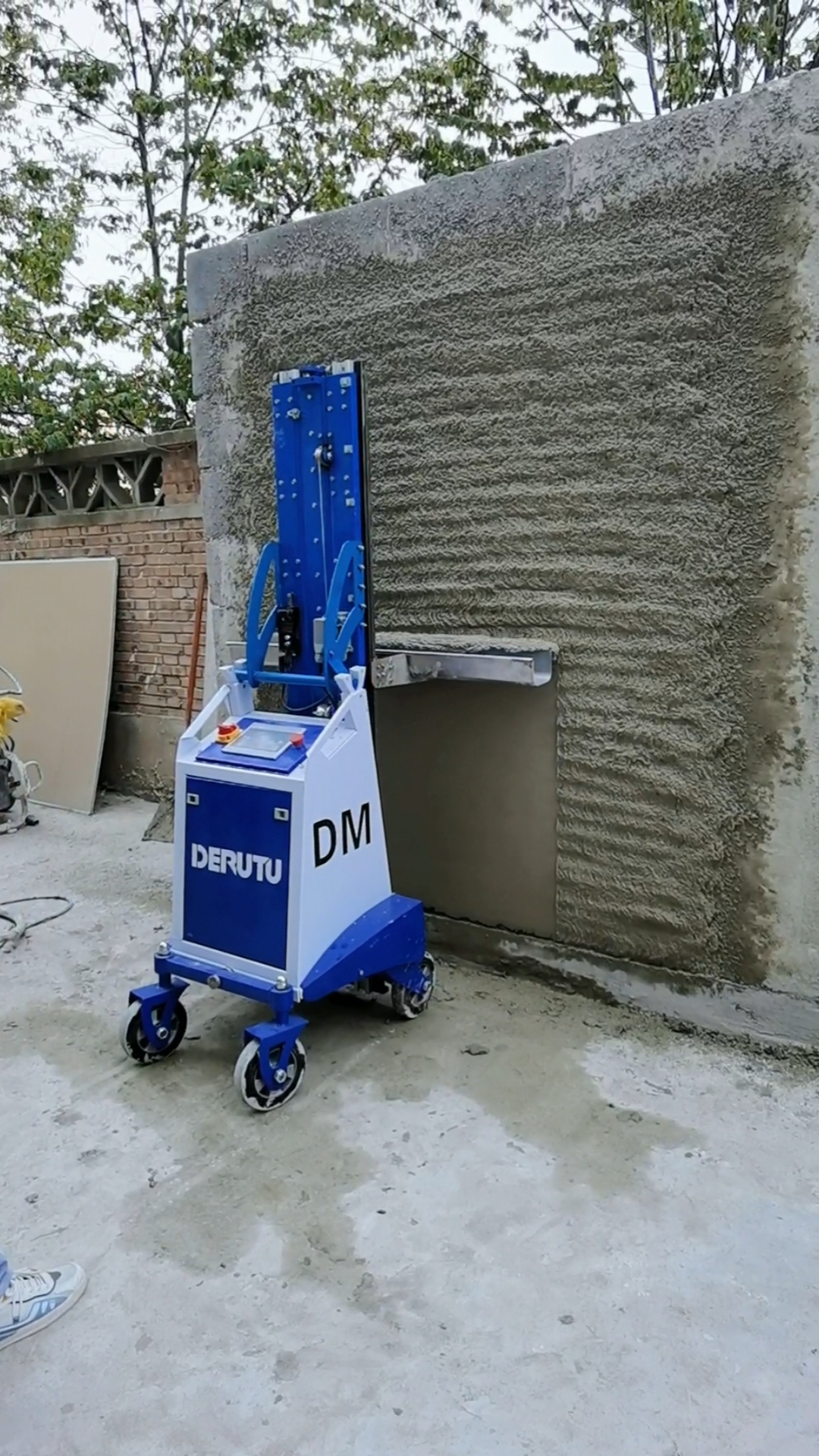 抹墙大师#抹墙机器人!