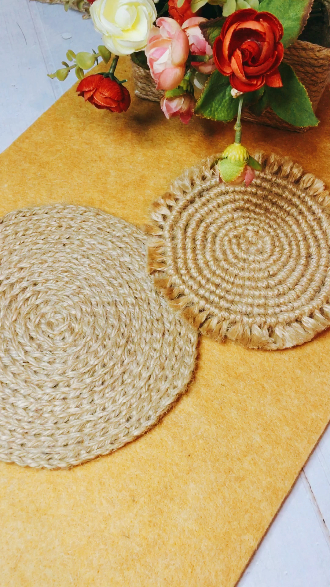 手工制作#玩手工,好惬意.麻绳编织有它的魅力