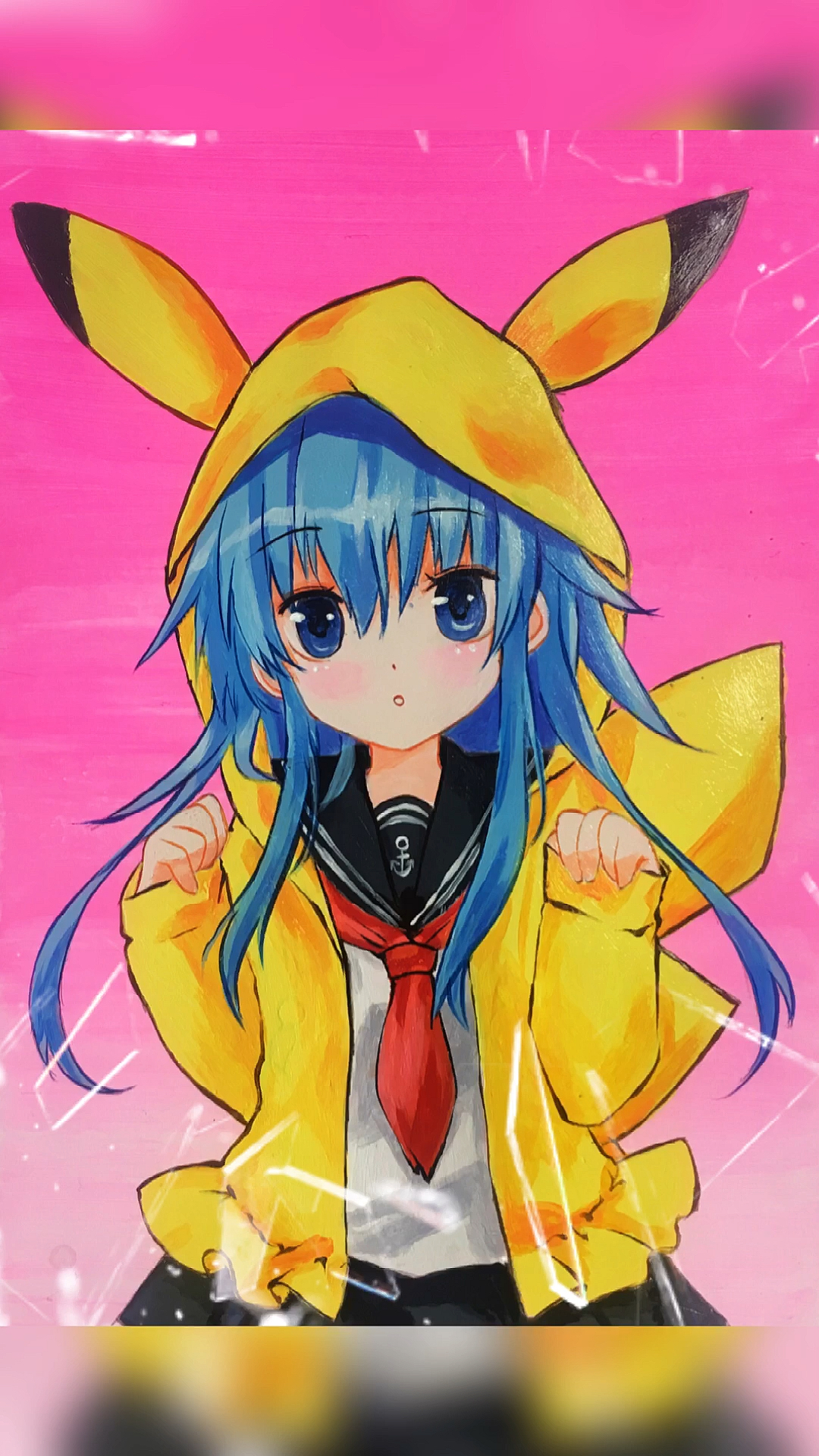 画画原来如此简单#萌萌哒皮卡丘拟人画来啦-度小视