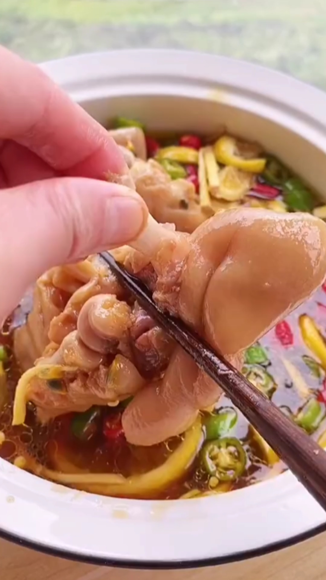 美食#柠檬百香果泡猪蹄