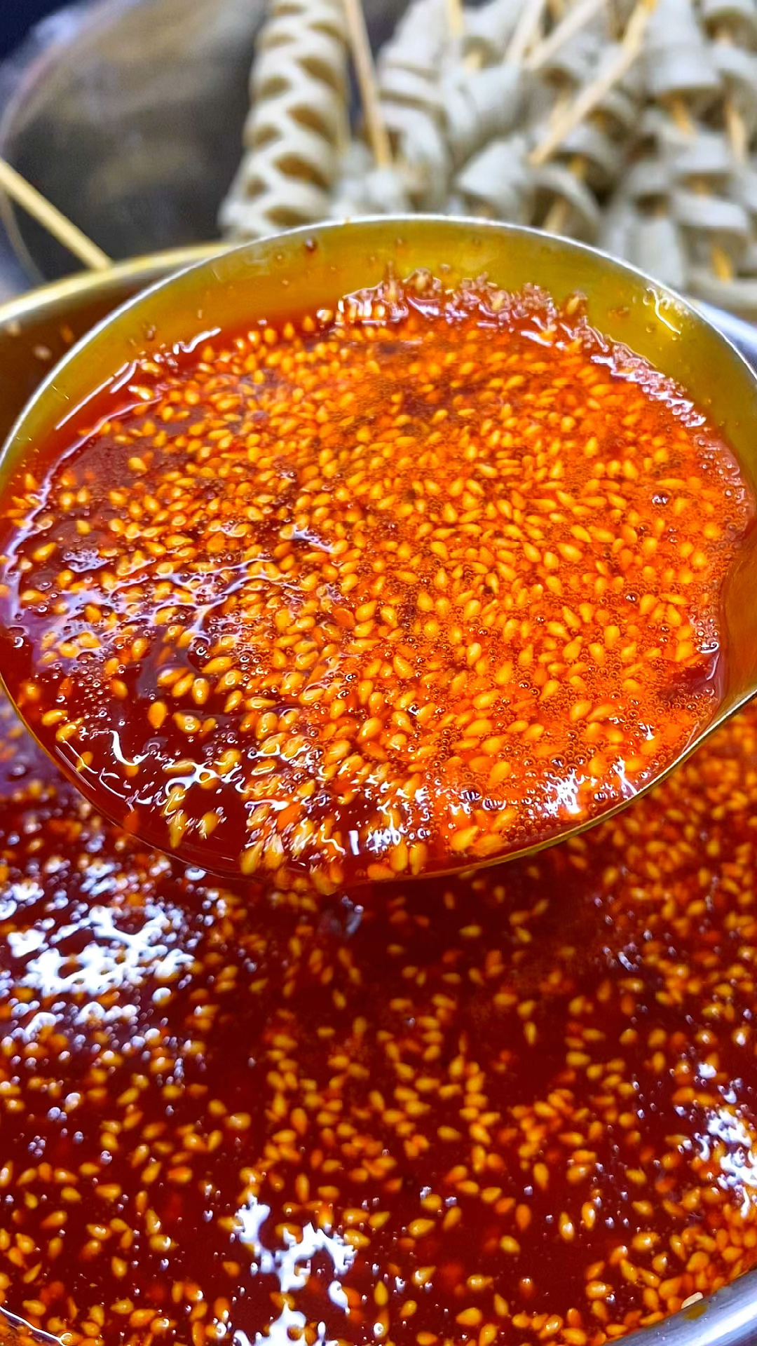 红油烤面筋#南阳红油烤面筋做法哪里教学