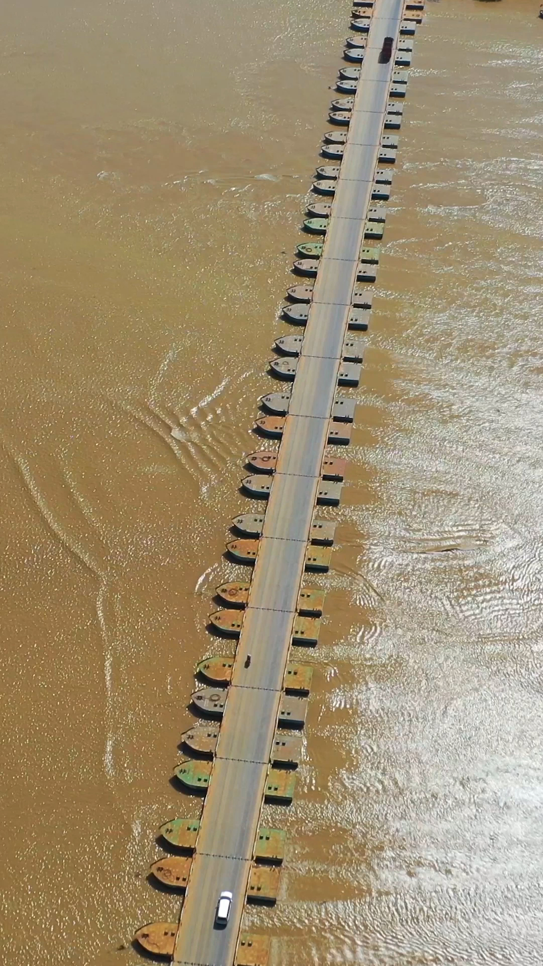 吴王浮桥,一桥横架山西陕西两省,改变了千年摆渡过河历史