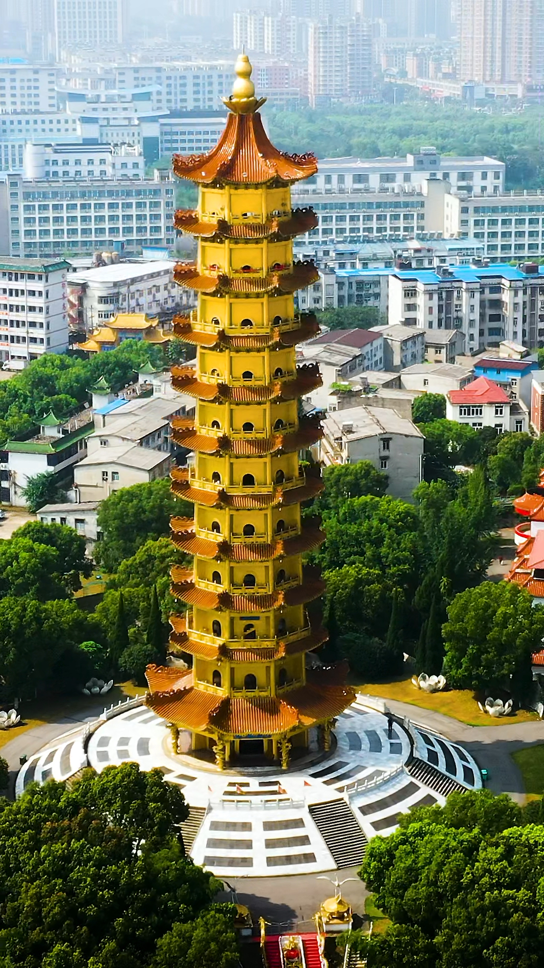 鄂州#江南第一塔"元明塔"-度小视