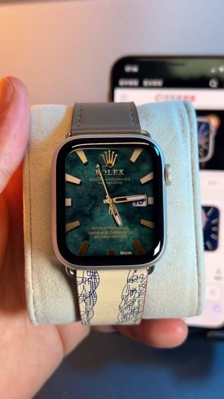 苹果手表iwatch劳力士手表壁纸-度小视